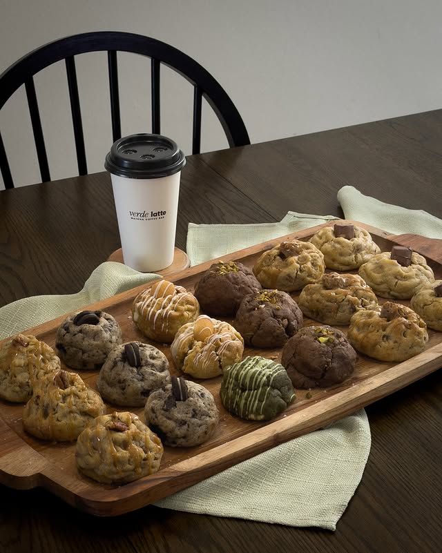 Selección de galletas Verde Latte